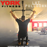 York Barbell C19LR Cable Lat Pulldown and Low Row